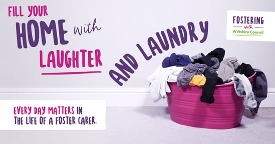 Fill your home with laughter and laundry - Foster with Wiltshire Council