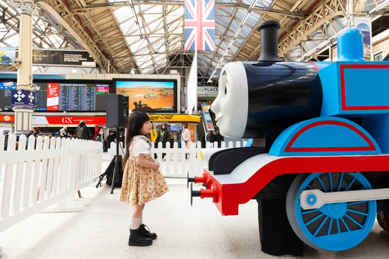 Thomas & Friends event installation London Waterloo